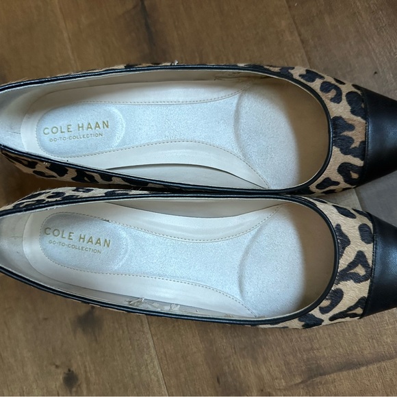 Cole Haan animal print shoes, like new, size 7 - Picture 3 of 5